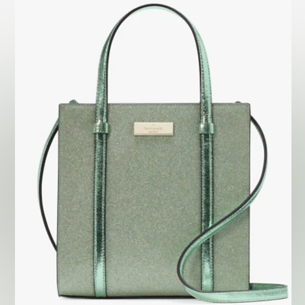 Kate Spade Shimmering Green Tote Kate Spade Kenzie Limited Edition Small ToteBag